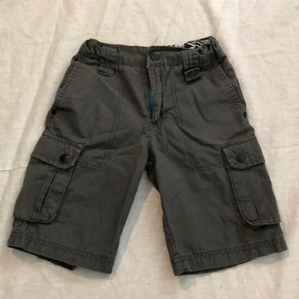 Boy's Grey Cargo Shorts